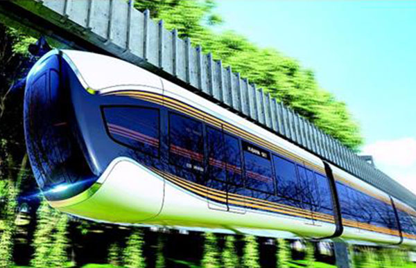 武漢年內(nèi)試跑空軌列車